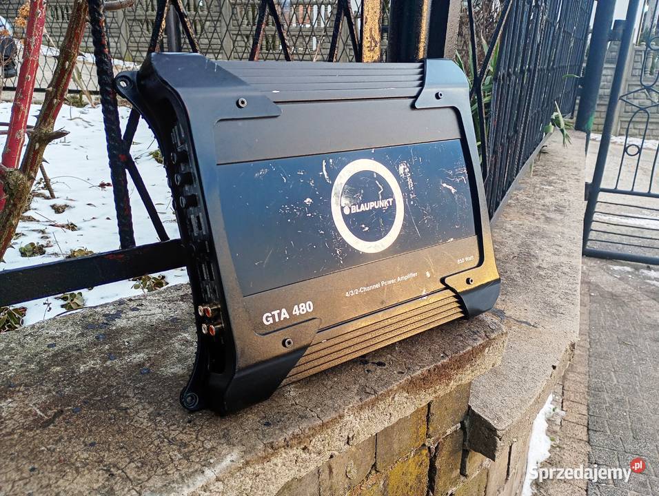 Wzmacniacz samochodowy 4 kanałowy Blaupunkt GTA Ilość kanałów 4 Niegowonice