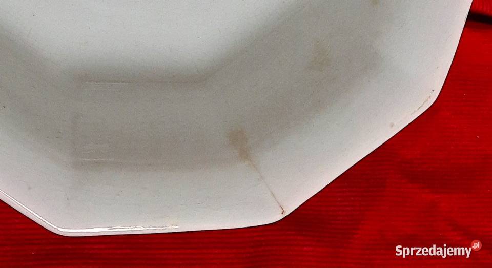 Włocławek Stara Duża Porcelanowa Misa Salatera Porcelana i szkło Gliwice