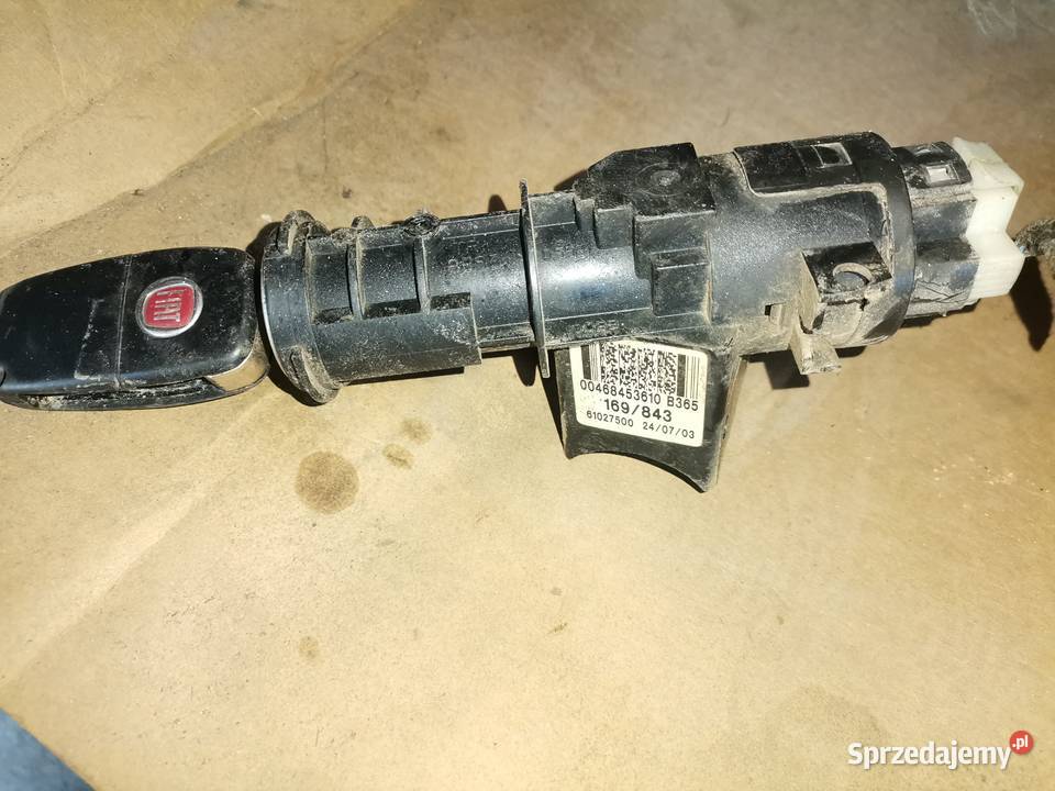 Stacyjka Kluczyk Fiat Panda 00468453610 Pozostałe Wisznice