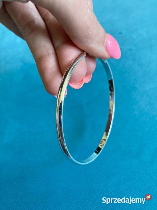 Srebrny komplet biżuterii kolczyki koła Nisko