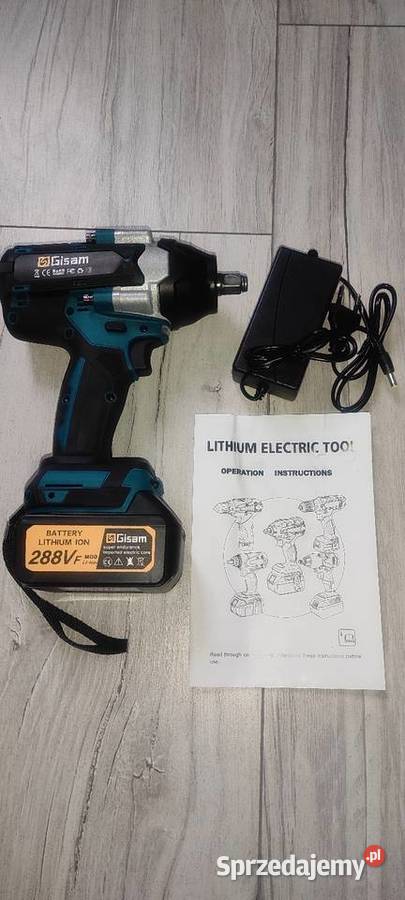 Klucz udarowy do kół elektryczny akumulatorowy