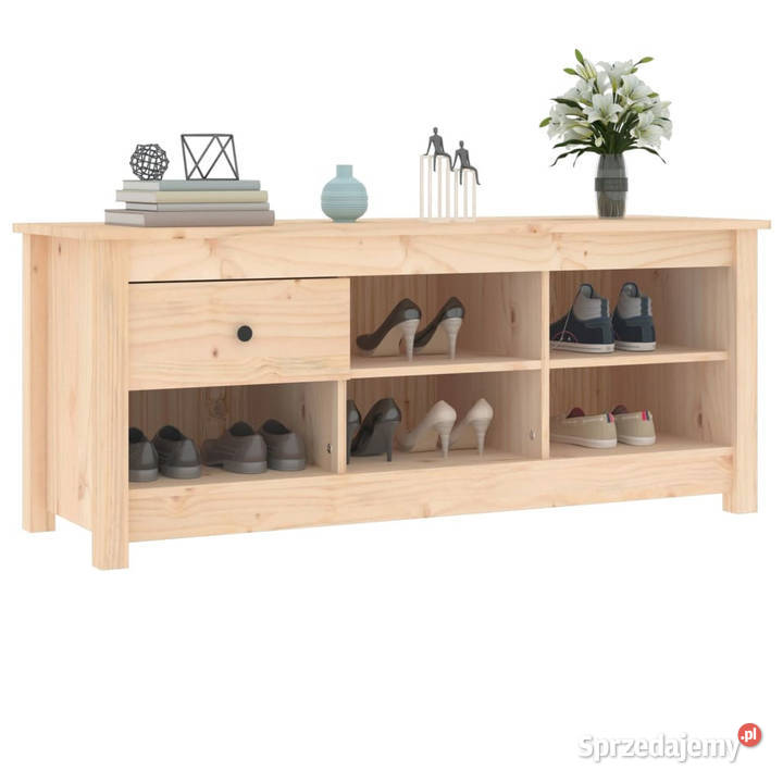 Szafka na buty 110x38x455 lite drewno sosnowe
