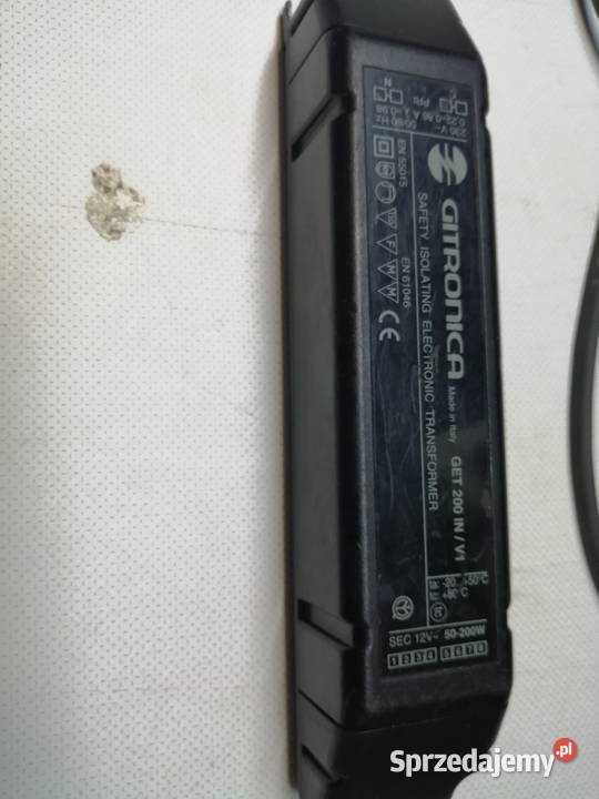 Transformator Gitronica 230v 12v mazowieckie Drążdżewo Nowe