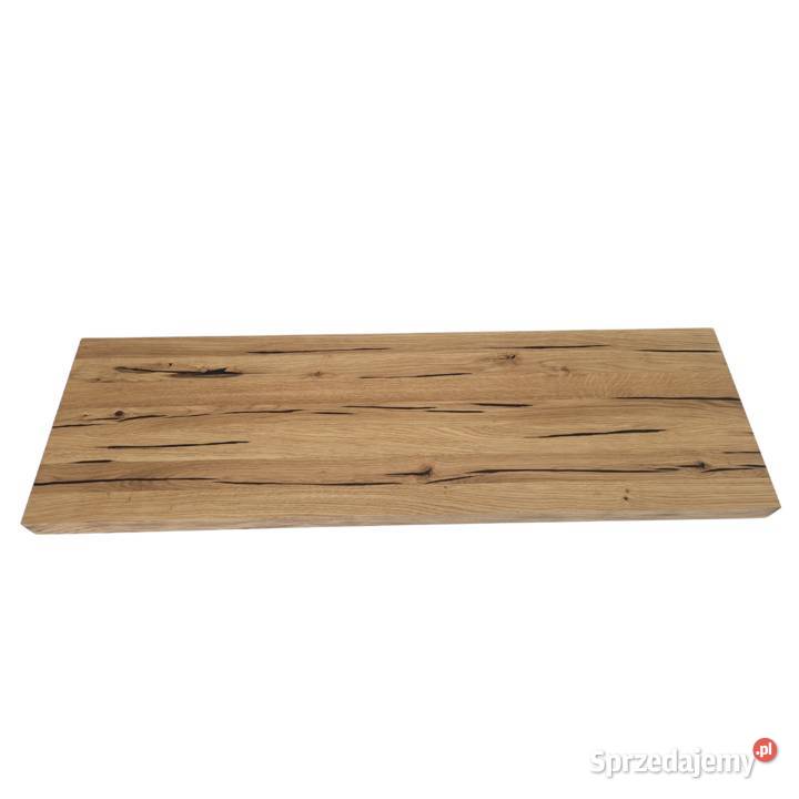 Stopień Drewniany Prosty Dębowy z Przelotami małopolskie Gdów