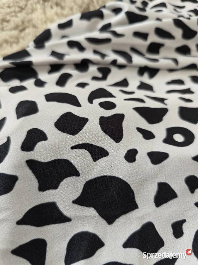 Sukienka drapowany przód Print Centki śląskie