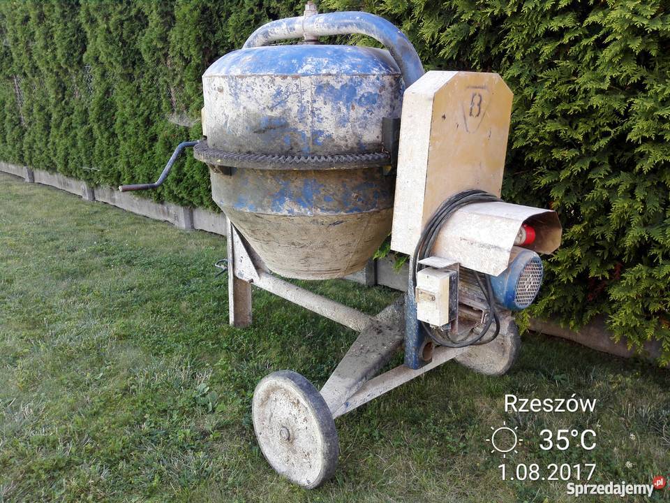 Sprzedam Betoniarkę 250 l 380V Pozostałe Rzeszów