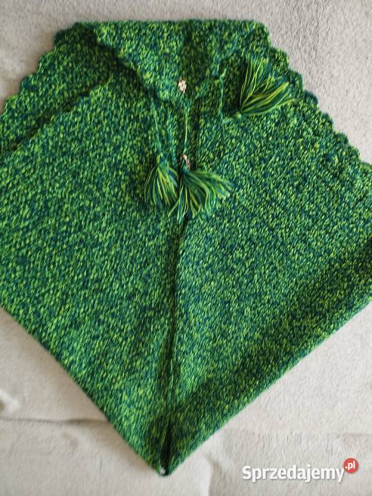 Chusta zielonamelanż Inna marka Warszawa sprzedam