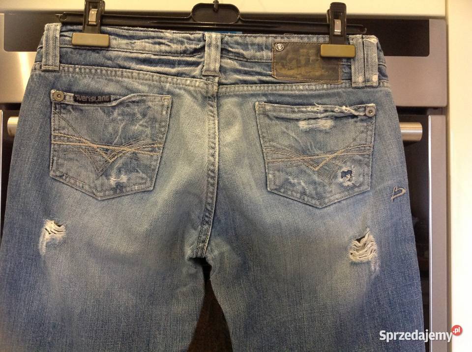 Spodnie Jeans Damskie RIVER ISLAND r XSS dzwony Nowa Sól