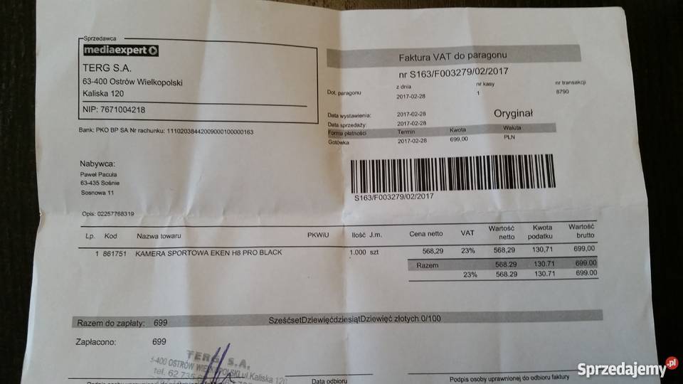 Eken H8 PRO polska dystrybucja GWARANCJA 2 lata Sośnie