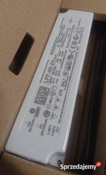 Zasilacz LED 40W 24V LPF4024 Mean Well Radzymin