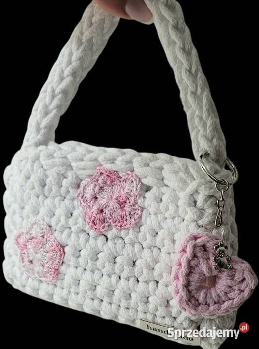 Torebeczka dziewczynki ręcznie wykonana Krzywaczka