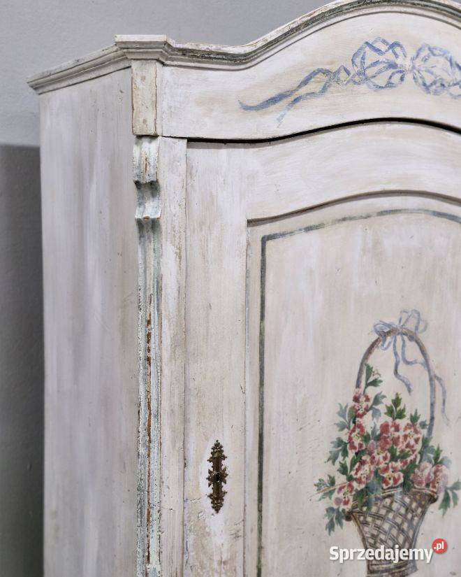 Ręcznie Malowana Szafa Ludwikowska Styl Shabby Meble Marki