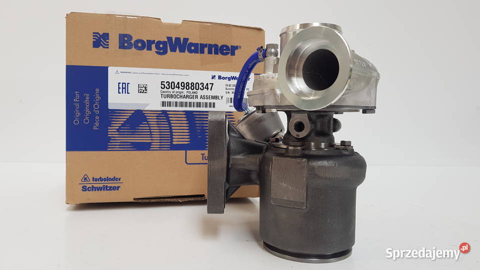 Turbosprężarka BorgWarner KKK 53049880230 ciężarowe Siedlce sprzedam