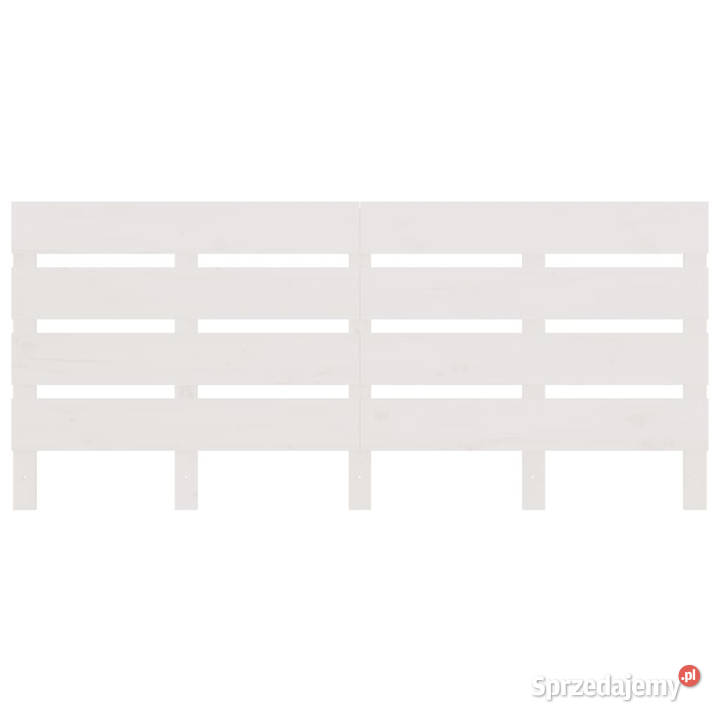 Wezgłowie łóżka białe 120x3x80 lite drewno Warszawa sprzedam