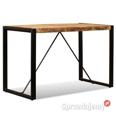 vidaXL Stół jadalniany surowe drewno mazowieckie