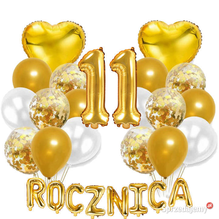 Zestaw dekoracji PIĘĆDZIESIĄTA 50 ROCZNICA 10 do Pozostałe Adamowizna