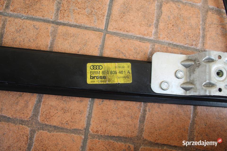 MECHANIZM PODNOŚNIK SZYBY LEWY TYŁ AUDI A4 B6