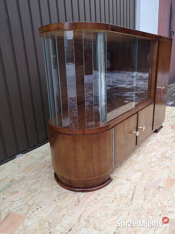 Barek Szafka Stolik Art Deco OrzechUnikat Stary