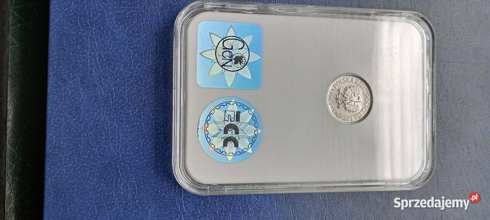 Stare monety 5 groszy 1962 MS68 PRL Polska Lesko