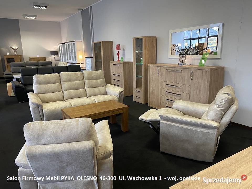 Nowy Komplet ALEX z Funkcjami RELAX Tkanina Komplety wypoczynkowe opolskie sprzedam