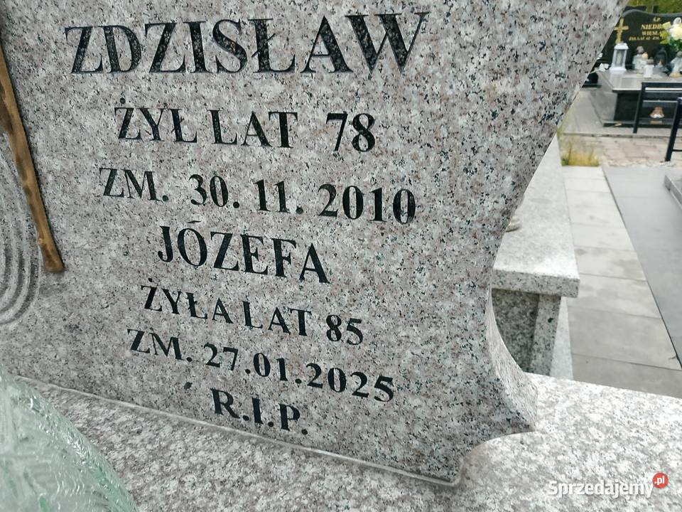 Malowanie odnawianie Liter nagrobków fugowanie Dąbrowa Górnicza