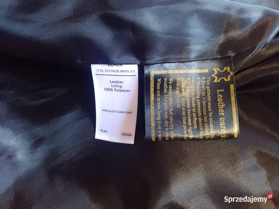 2XL3XL Skórzana kurtka z Londynu Genuin Leather Kraków