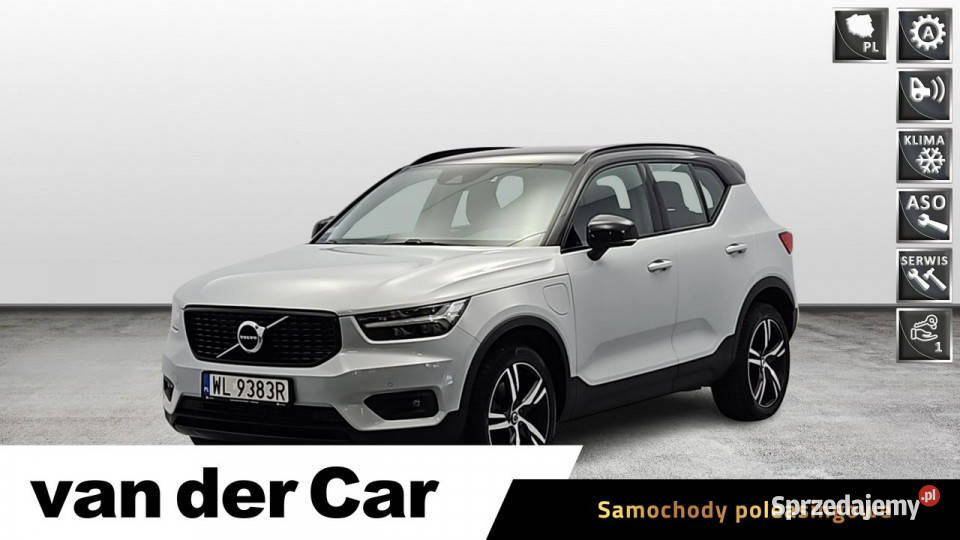 Volvo XC 40 T5 PlugIn Hybrid RDesign aut Z kamera cofania Warszawa