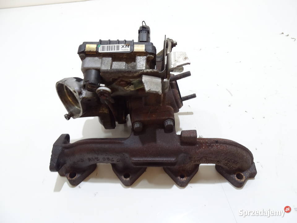 TURBINA BMW E60 E61 20 D 204D4 OE 7794020 lubelskie Strzyżewice