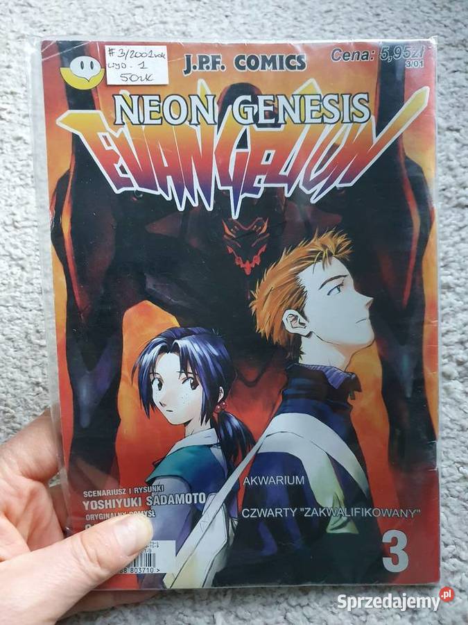 Neon Genesis Evangelion zestaw 4 komiksów Manga pomorskie Gdynia