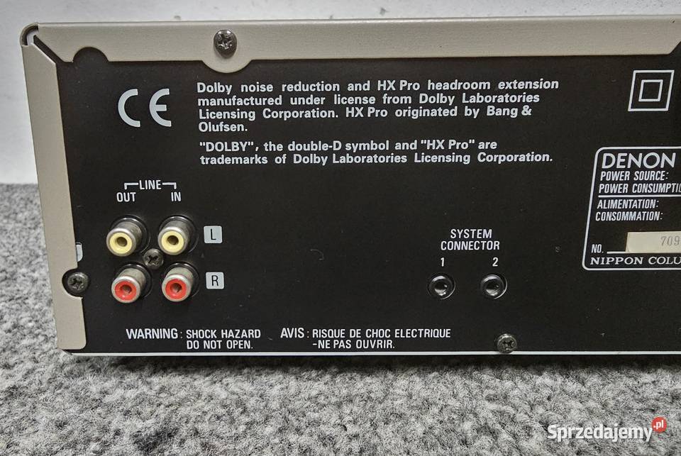 Magnetofon kasetowy DENON UDRF88 wysyłka małopolskie Kraków