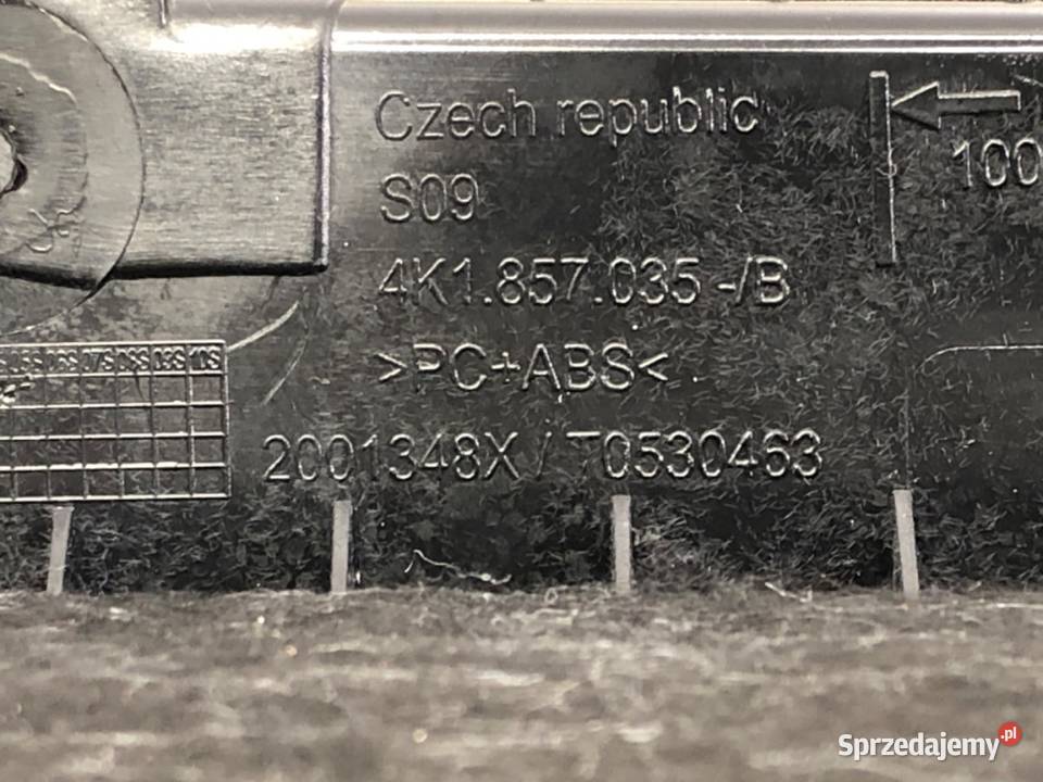 SCHOWEK PASAŻERA AUDI A6 C8 Kombi 4K1857035B osobowe