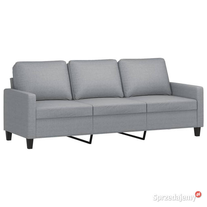 3osobowa sofa z podnóżkiem jasnoszara 180 Warszawa sprzedam