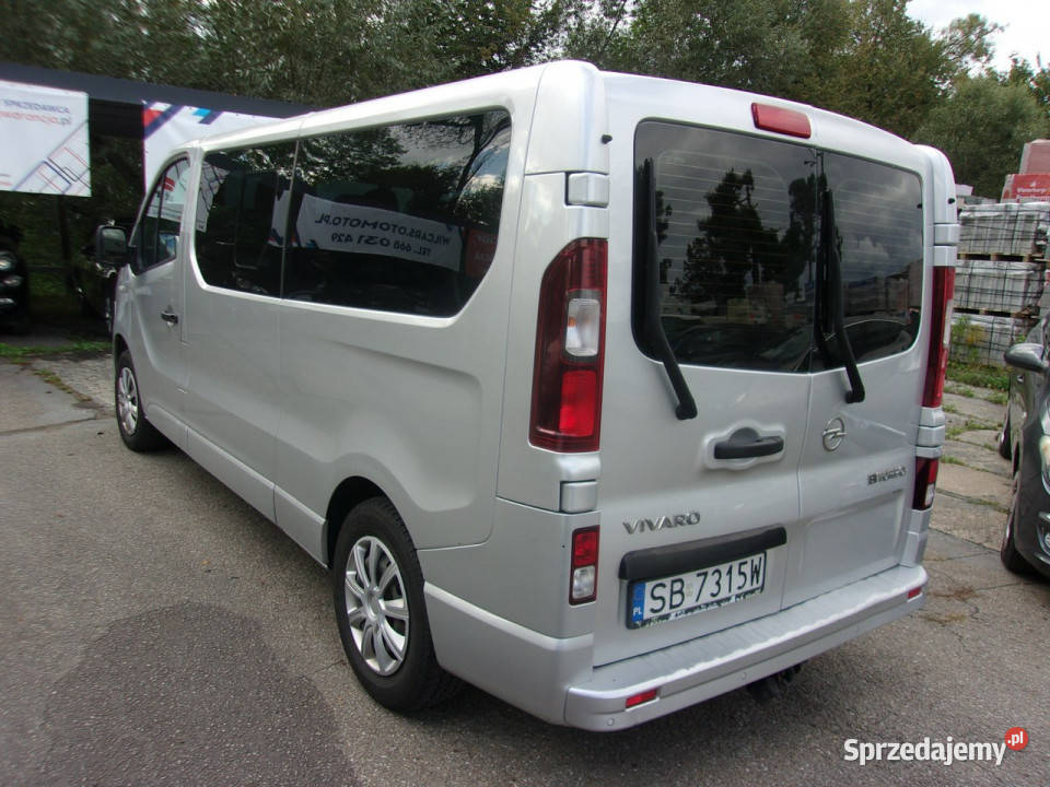 Opel Vivaro Long 16 CDTI 125 Klimatyzacja 9 Osób szary Cieszyn