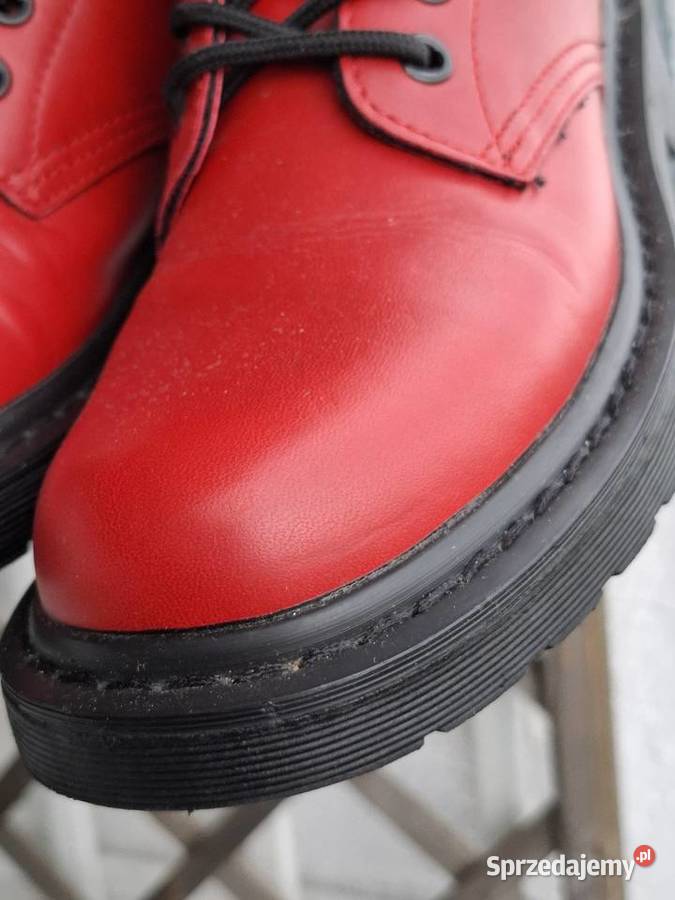 Czerwone botki 36 Primadonna wysokie buty glany pomarańczowy Damskie Kraków