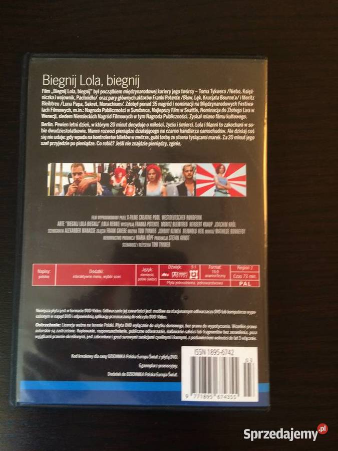 DVD Biegnij Lola biegnij 1998 reż Tom Tykwer