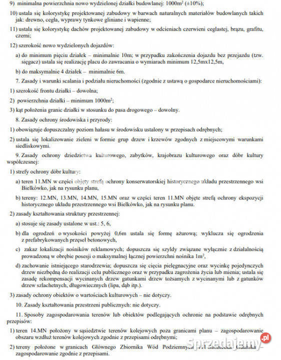 Działka 1407m2 Bielkówko Sprzedaż