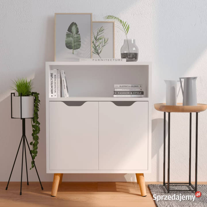 Szafka biała z połyskiem 60x30x72 materiał Warszawa