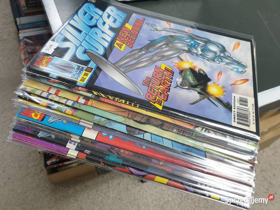 Silver Surfer 16 oryginalnych komiksów Marvel Gdynia