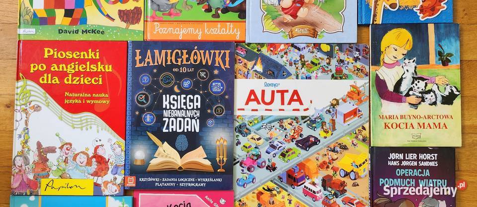 Zestaw książek dzieci 20 sztuk