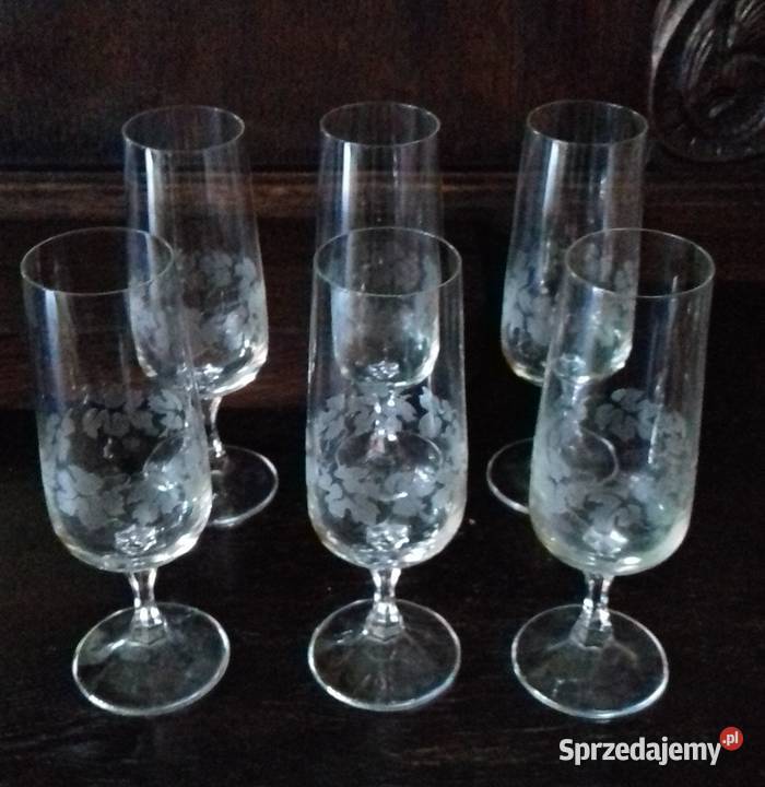 Śliczne kieliszki do szampana wina Warszawa