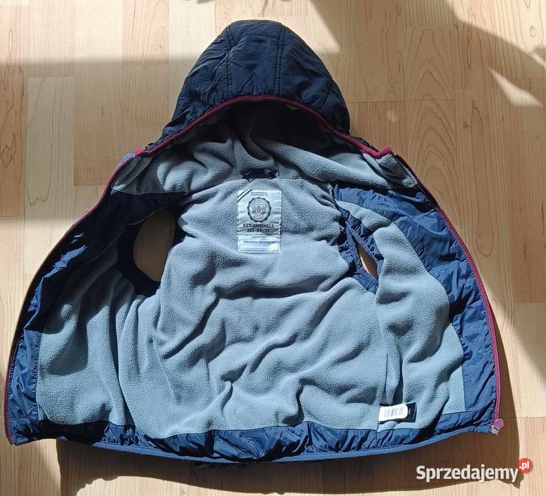 Bezrękawnik z kapturem ocieplany polarkiem r 98 mazowieckie Warszawa