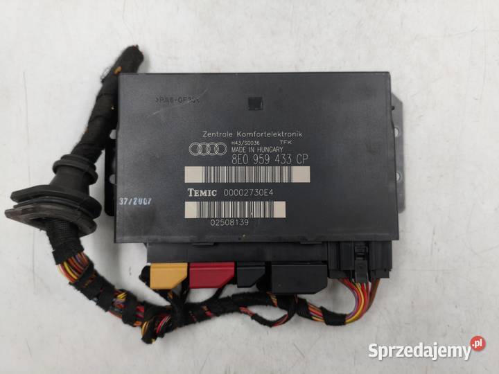 Moduł Komfortu Sterownik Audi A4 B7 8E0959433CP mazowieckie Wyszków