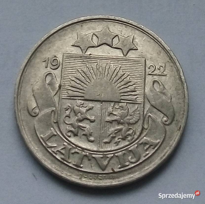 ŁOTWA10 SANTIMU1922 rRZADKA Legionowo