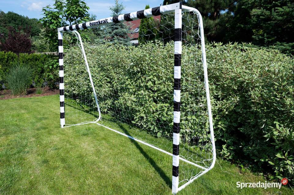 Duża metalowa bramka piłkarska z siatką mocna Poznań