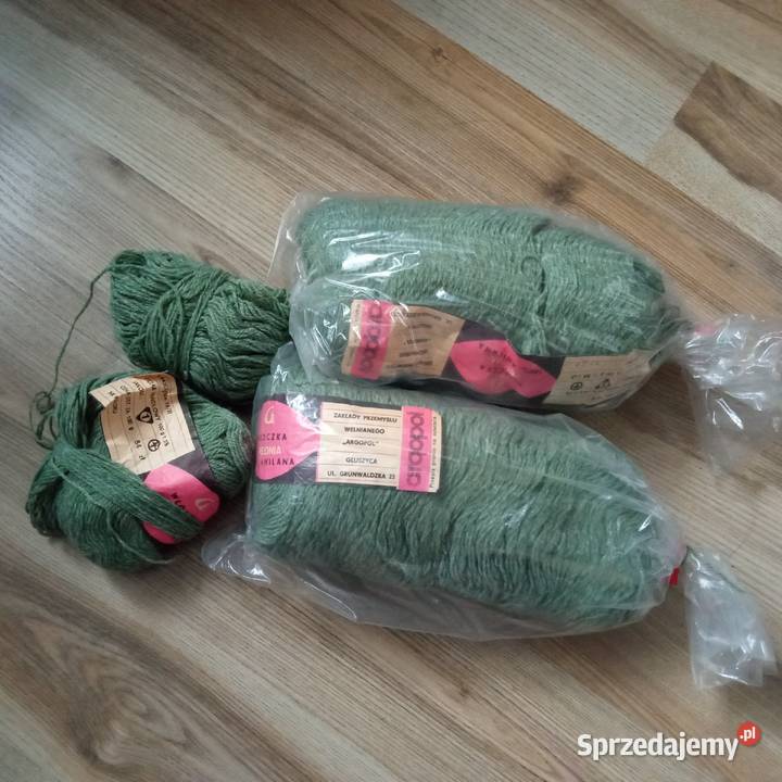 Włczki wełna PRL Ryki