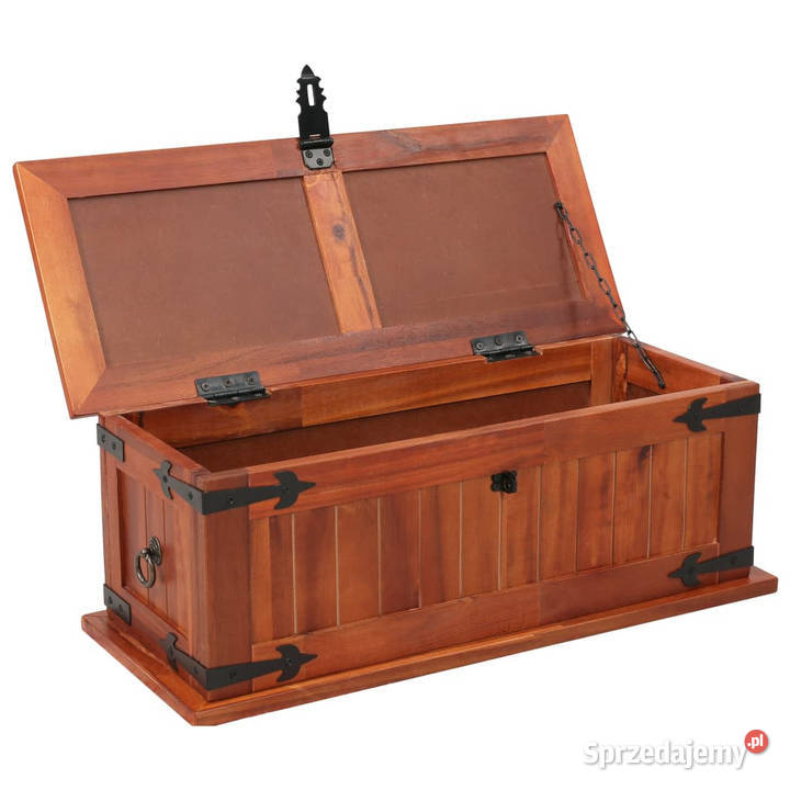 Skrzynia 60 x 25 x 22 lite drewno akacjowe Warszawa