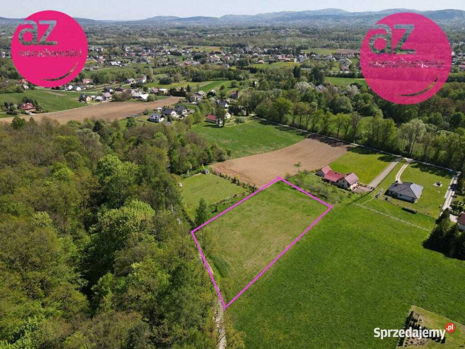 Malownicza widokowa działka budowlana koło Zagorzany