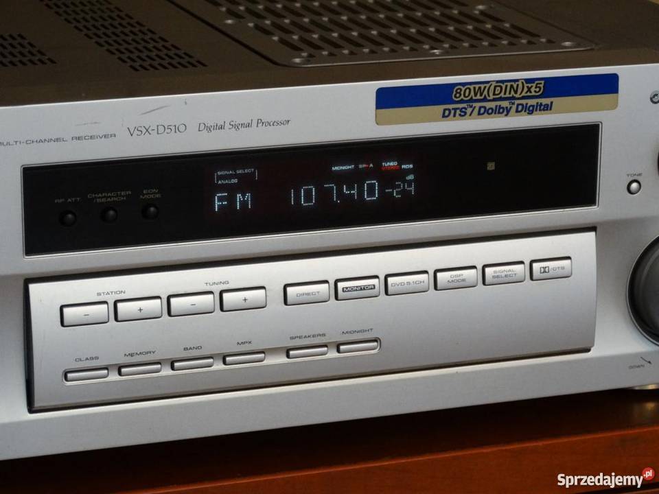 Amplituner Pioneer VSXD510S mocny i Jasło