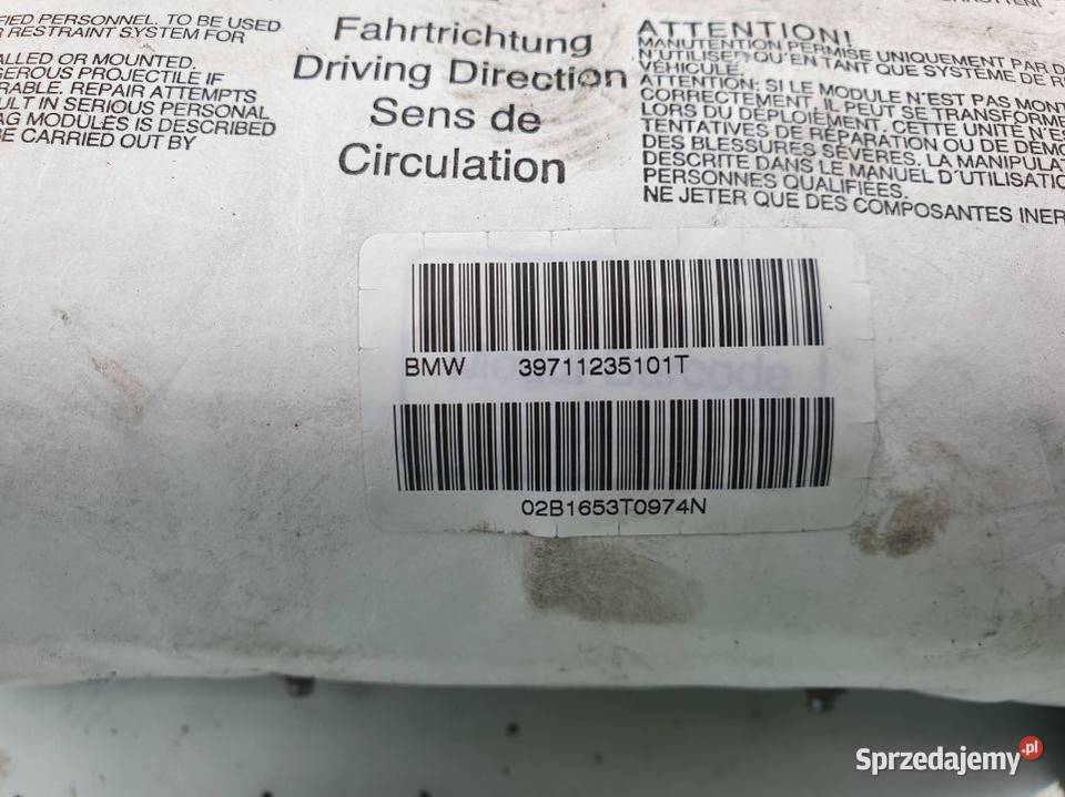 PODUSZKA AIRBAG BMW E46 316 TI COMPACT Lipno sprzedam