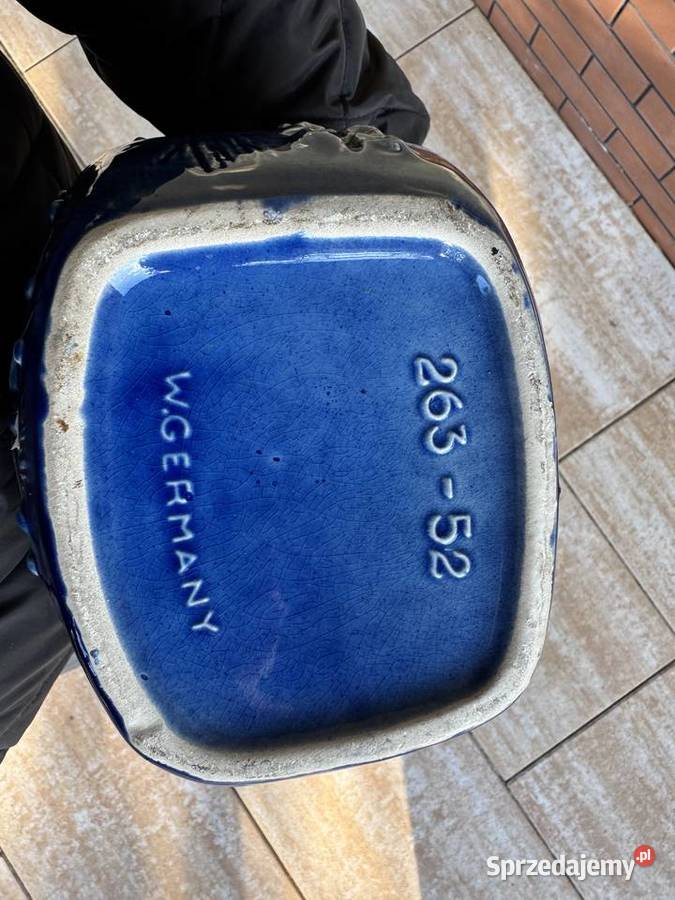 Wazon ceramiczny wysoki dzban na kwiaty stylowy Dekoracje i ozdoby Garwolin